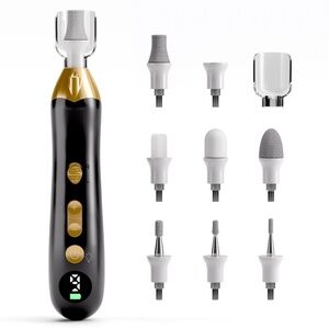 BLACK AND GOLD RECHARGEABLE CORDLESS DRILL